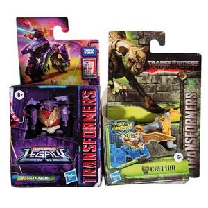 Hasbro Transformers Legacy Iguanus And Beast Alliance Cheetor Brand New 2021-22